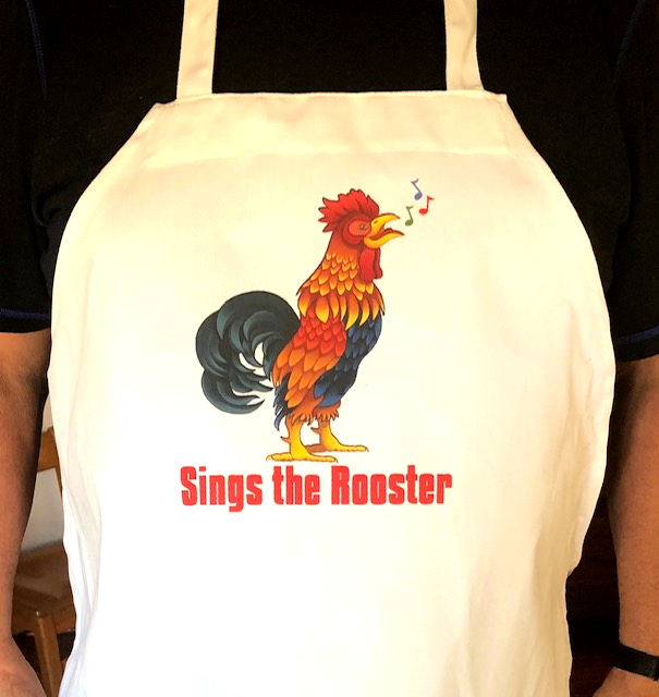 Sings the Rooster Kitchen Apron